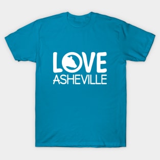 I Love AVL Black Bear - WO Teal 13 T-Shirt